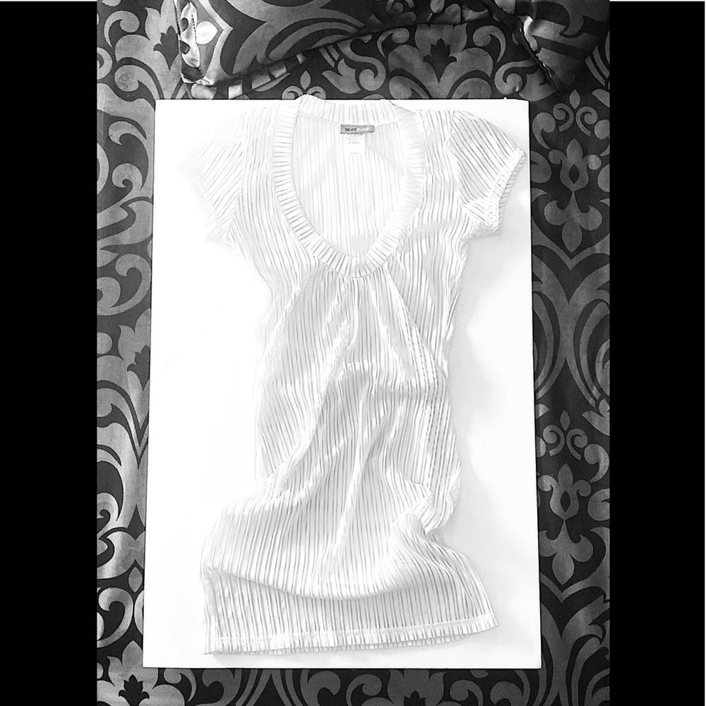 Extra small white bathing suit cover